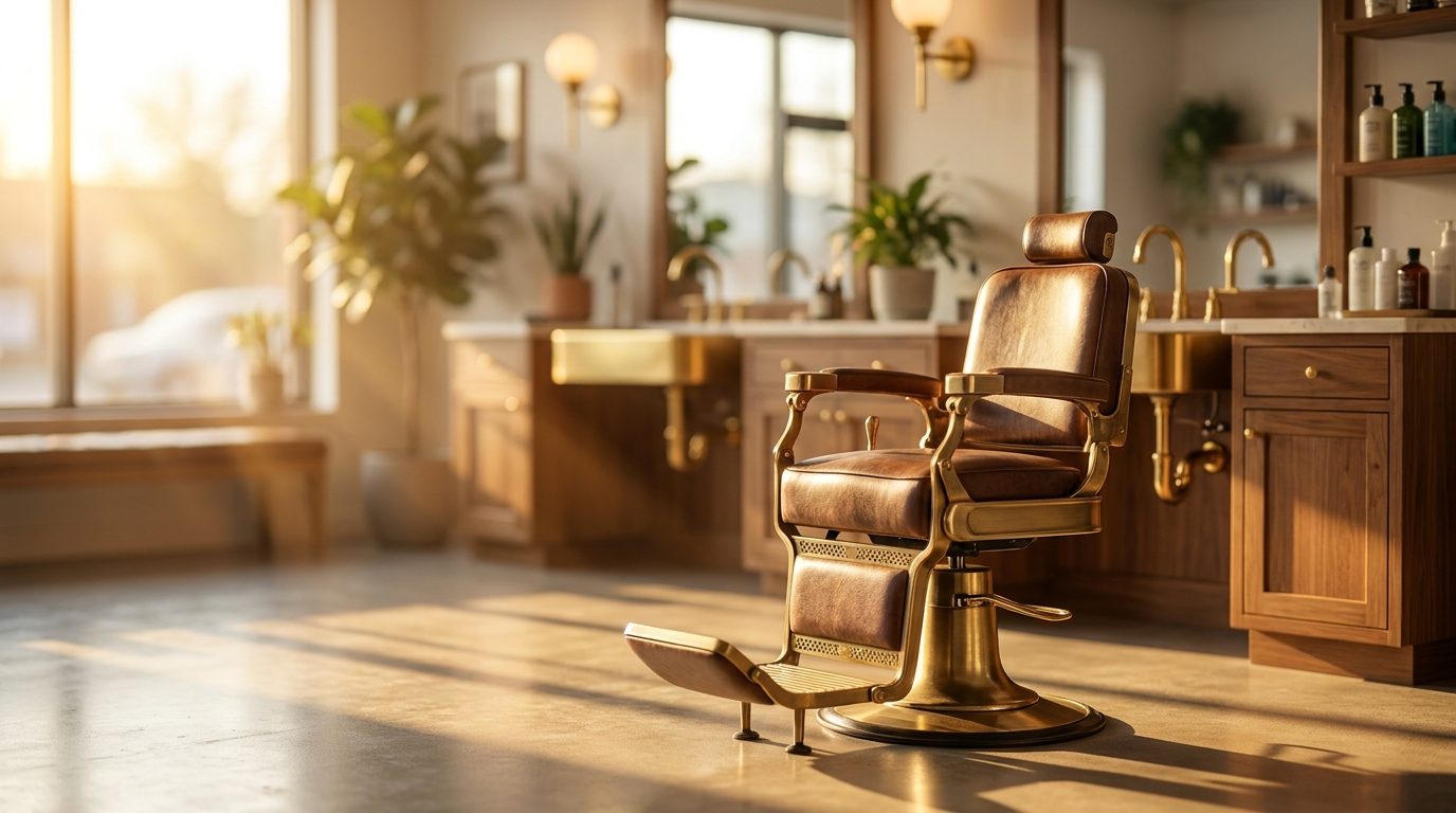 Relaxing day spa setting